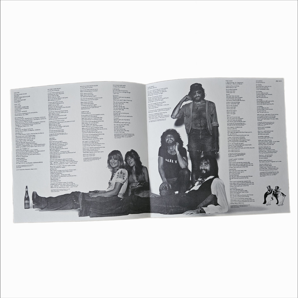 RUMOURS•Fleetwood Mac•1977 US (#BSK 3010) Jacksonville Pressing - Picture 9 of 14